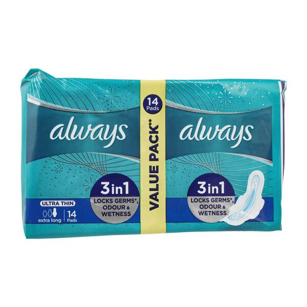 Always Ultra Thin Value Pack Extra Long 14 Pads
