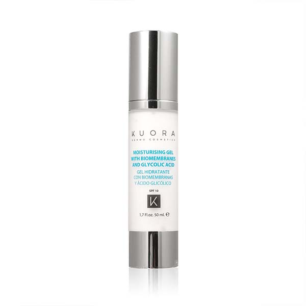 Kuora Moisturising Gel With Biomembranes And Glycolic Acid 50 ML