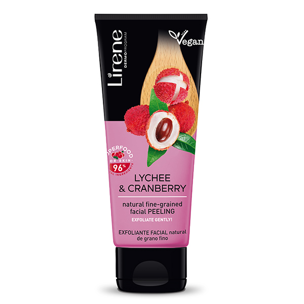 Lirene Facial Peeling Lychee And Cranberry 75Ml