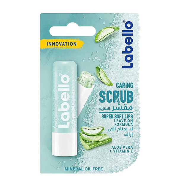 Labello Caring Lips Scrub Aloe Vera + Vitamin E 4.8G