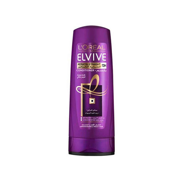 Loreal Paris Elvive Straight Keratin Conditioner 400Ml