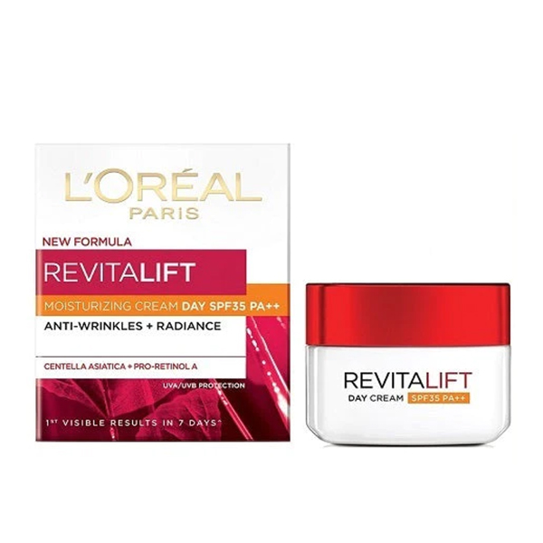 Loreal Revitalift Anti-Wrinkle Pro-Retinol Day Cream SPF35++, 50Ml