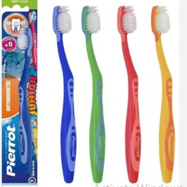 Pierrot Orthodontic Junior +8Years Toothbrush Soft