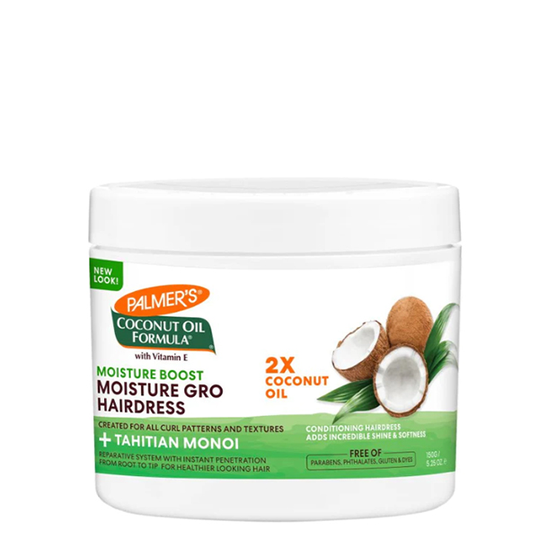 Palmers Coconut Oil Hair Moisture Gro Hairdress 150G