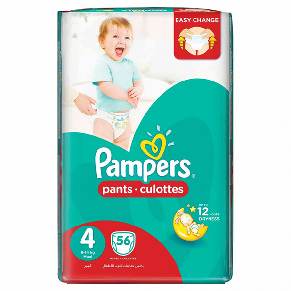 Pampers Baby Pants Size 4 (9-14 kg) 56 Pants