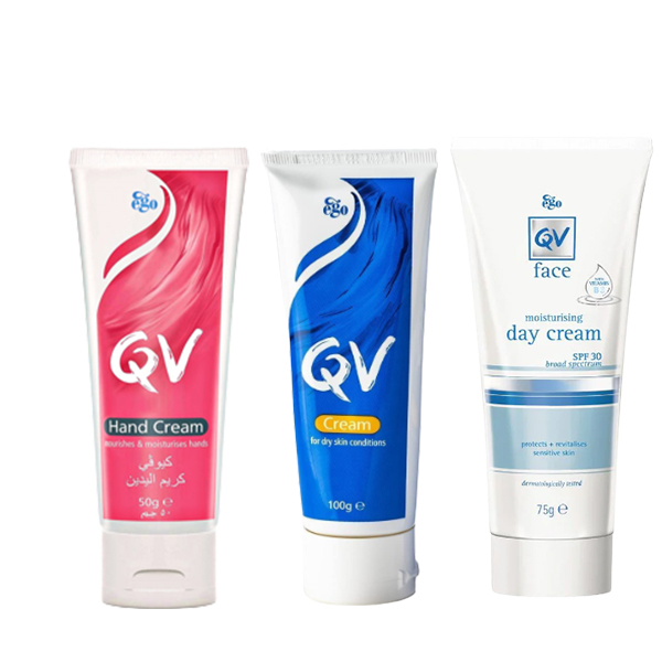 Qv Cream100G + Day Cream + Hand Cream Offer