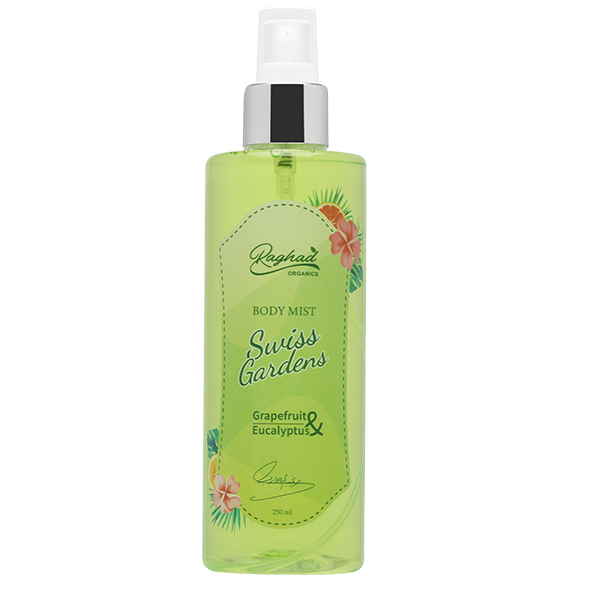 Raghad Swiss Gardens Body Splash 250Ml