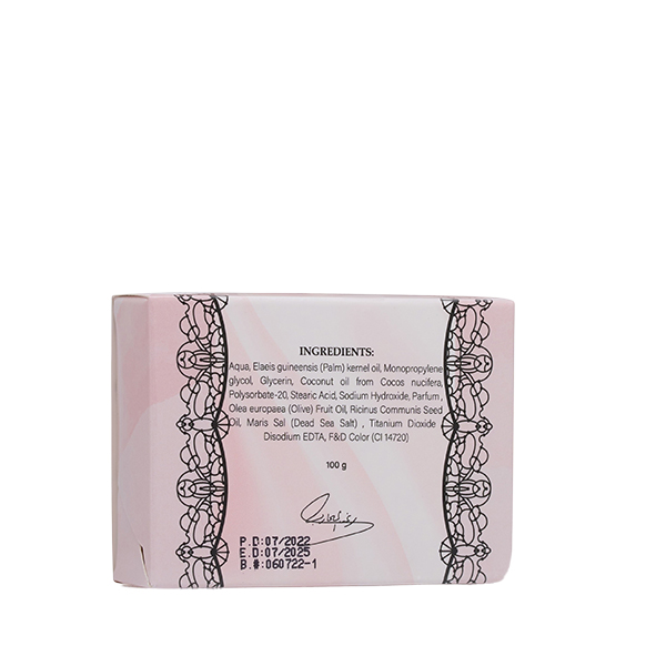 Raghad Organics La Dentelle Soap 100Gr - Image 2