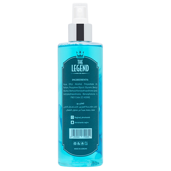 Raghad Organics The Legend Body Splash For Men 250Ml - Image 2
