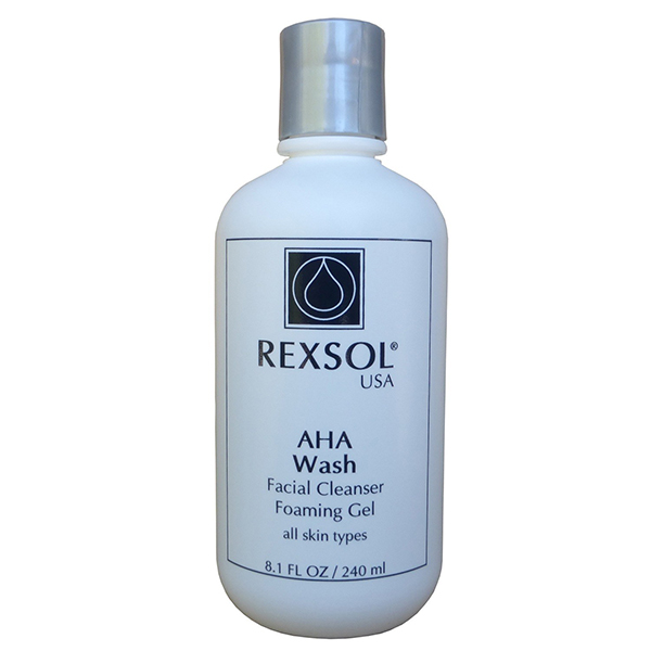 Rexsol AHA Wash Facial Cleanser Foaming Gel 240ML