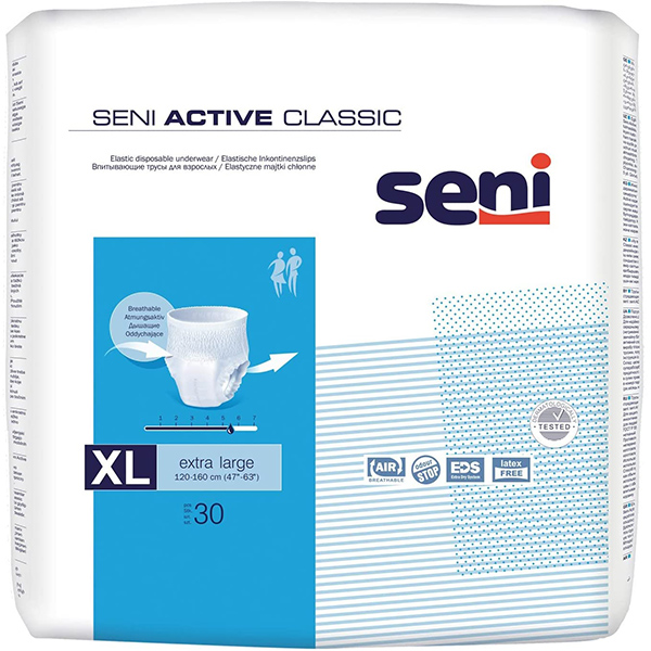 Seni Active Underwear X-Large 30 Pcs