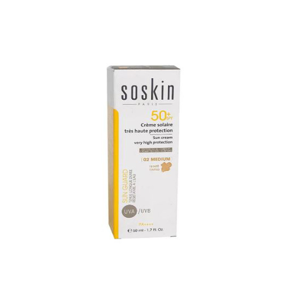 Soskin Sunblock Tinted Cream Medium Spf50+ (50ML)