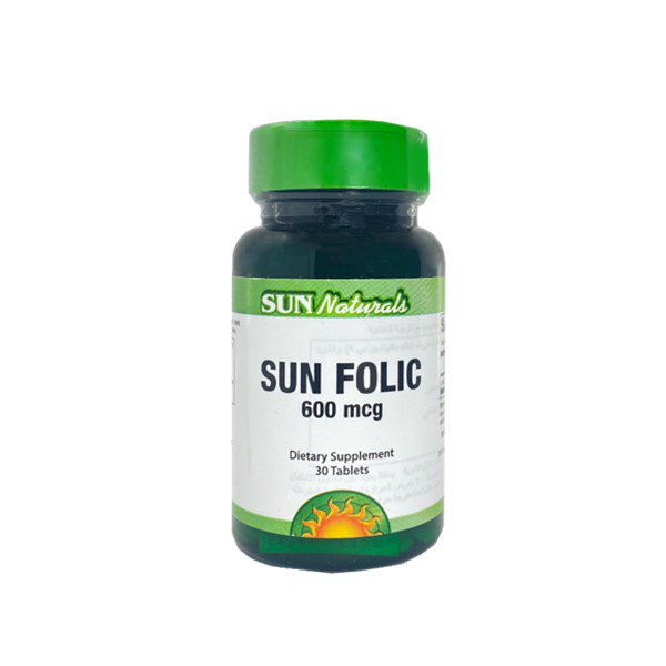 Sun Naturals Folic Acid 600 Mcg 30 Tablet
