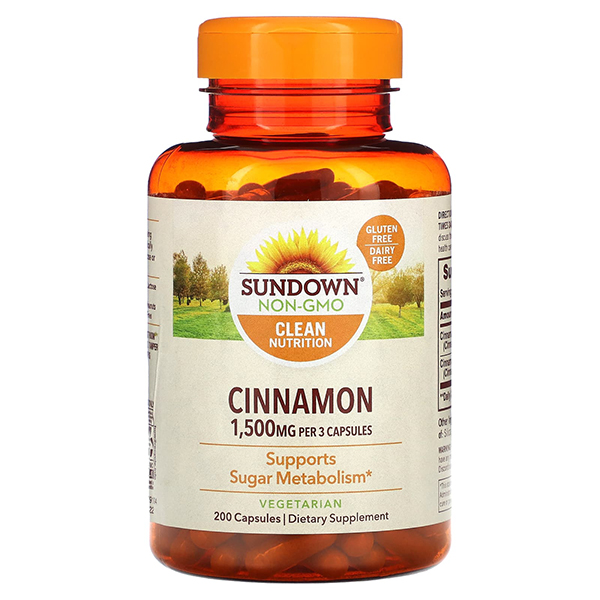 Sundown Cinnamon 1500Mg (Per 3 Capsules) 200Capsules