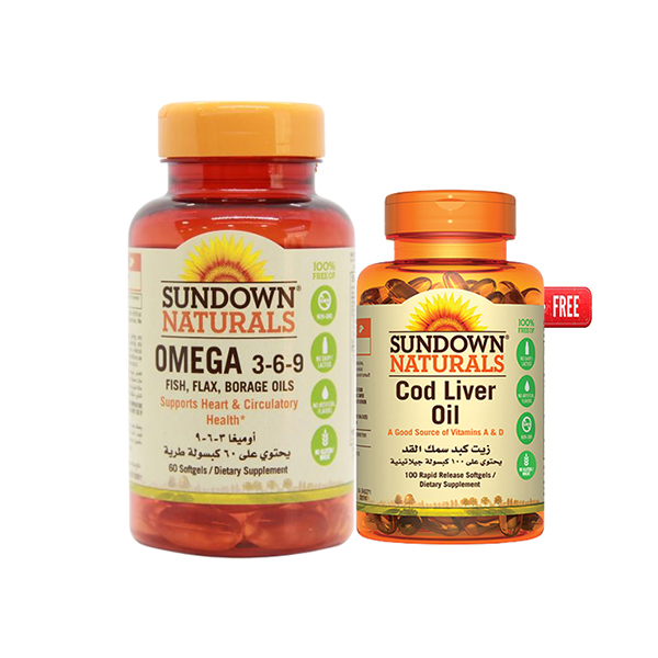 Sundown Omega 3-6-9 & Cod Liver Oil Offer