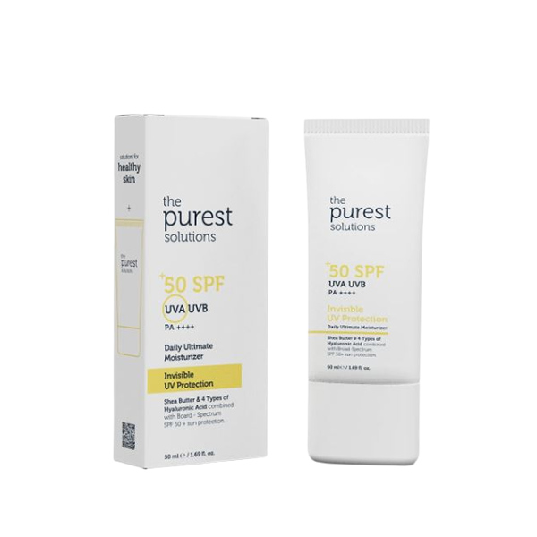 The Purest Solutions Invisible Uv Protection Intensive Moisturizer Spf50+ (50ML)