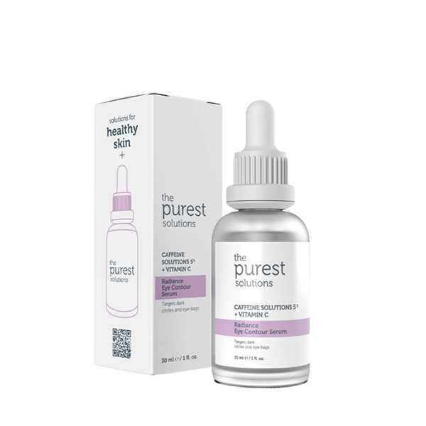 The Purest Solutions Radiance Eye Contour Serum Caffeine Solutions 5% + Vitamin C 30ML