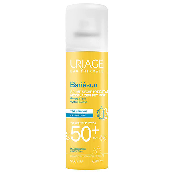 Uriage Bariesun Moisturizing Dry Mist SPF50+, 200Ml