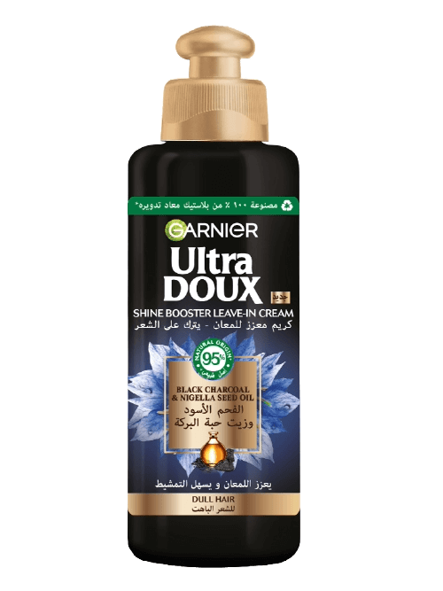Garnier Ultra Doux Black Charcoal Leave In Cream 200ML