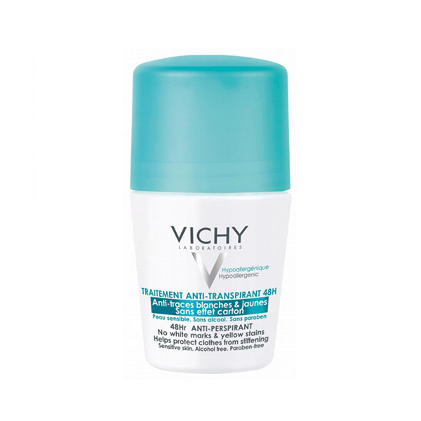 Vichy Anti Perspirant No White Mark Roll On Deodorant 50Ml