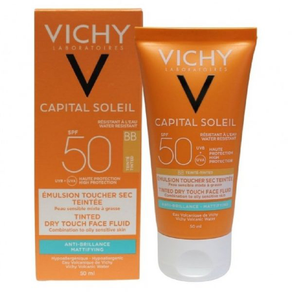 Vichy Mattifiyng Tinted Fluid Sunblock Spf50, 50Ml