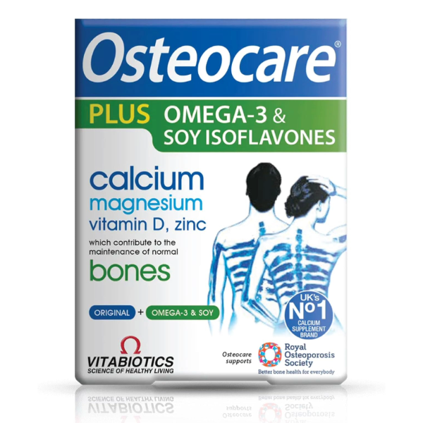 Vitabiotics Osteocare Plus Omega-3 And Soy Isoflavones
