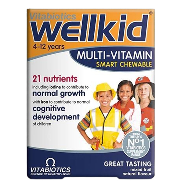 Wellkid Multi-Vitamin Smart 30 Chewable Tablets