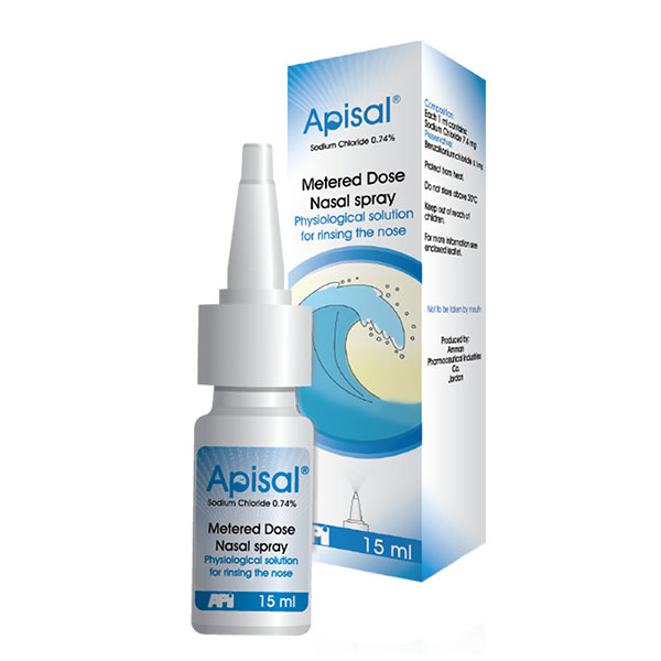 Apisal Nasal Spray Removal Mucous Secretions 15Ml