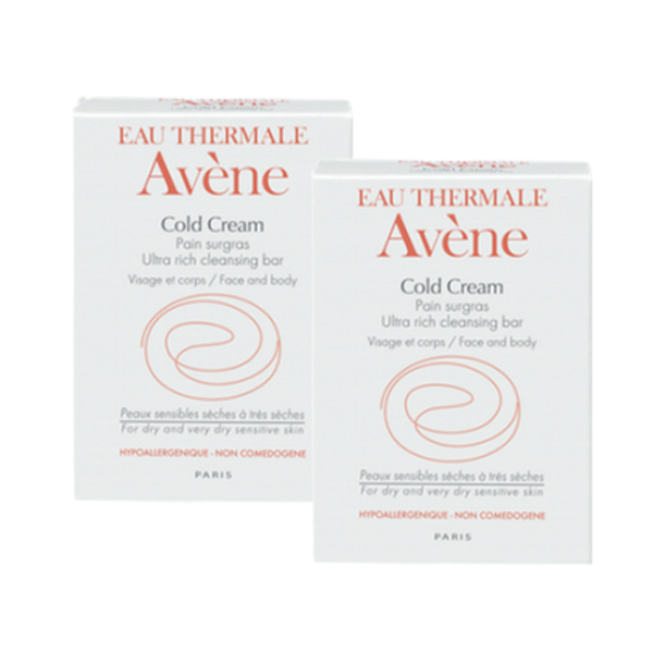 Avene Cold Cream Ultra Rich Soap 2*100G.