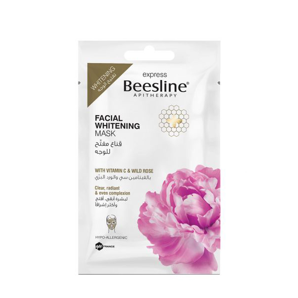 Beesline Facial Mask Whitening With Vitamin C And Wild Rose 25Ml