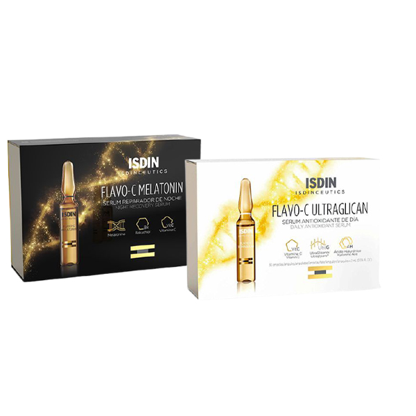 Isdin Flavo C Ultraglican With Flavo C Melatonin 10+10 Ampule