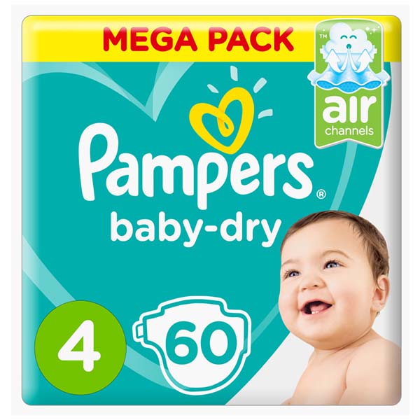 pampers ( 1 ) 21 diapers new baby, 2-5 kg, with 3 absorbing channels