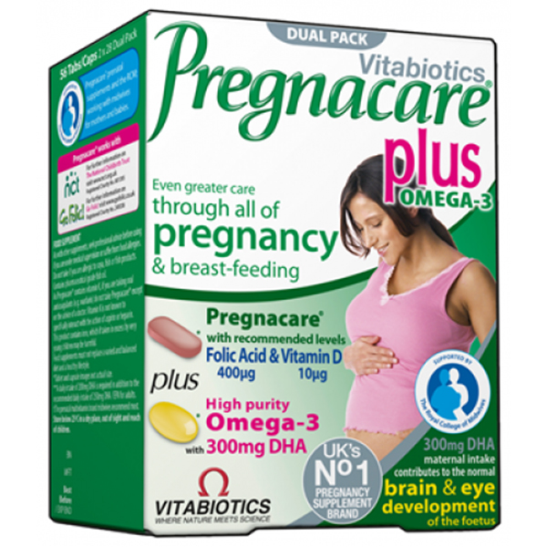 Vitabiotics Pregnacare Plus Omega 3, 56 Tablets Capsules