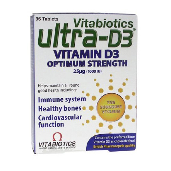 Vitabiotics Ultra-D3 25mcg 96 Tablet