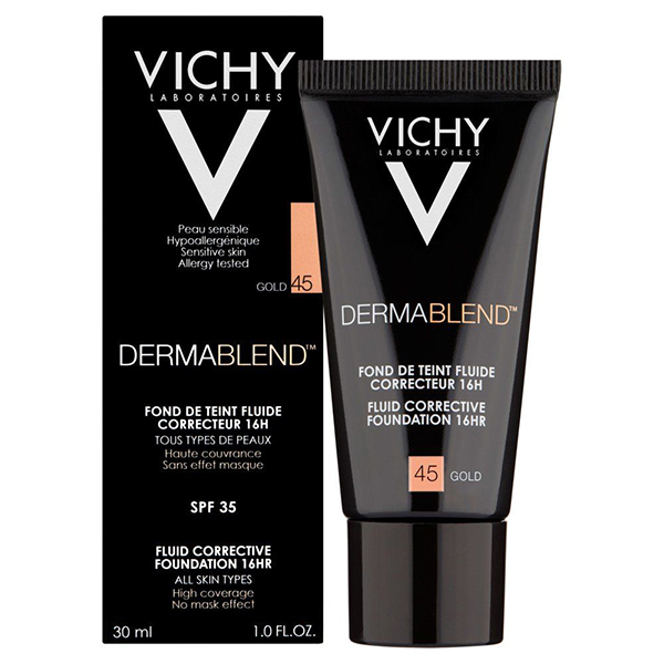 Vichy Dermablend Correction Foundation 45 Gold 30Ml
