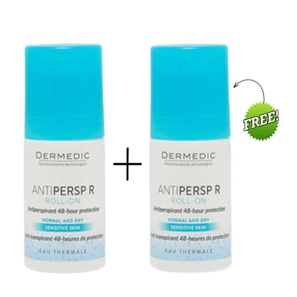 Dermedic Anti-perspirant deodorant R Roll On 60Ml 1+1free
