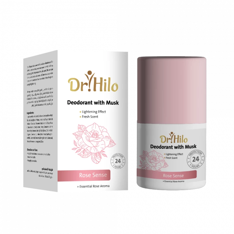 Deodorant With Musk Rose Sense Dr.Hilo 50ML
