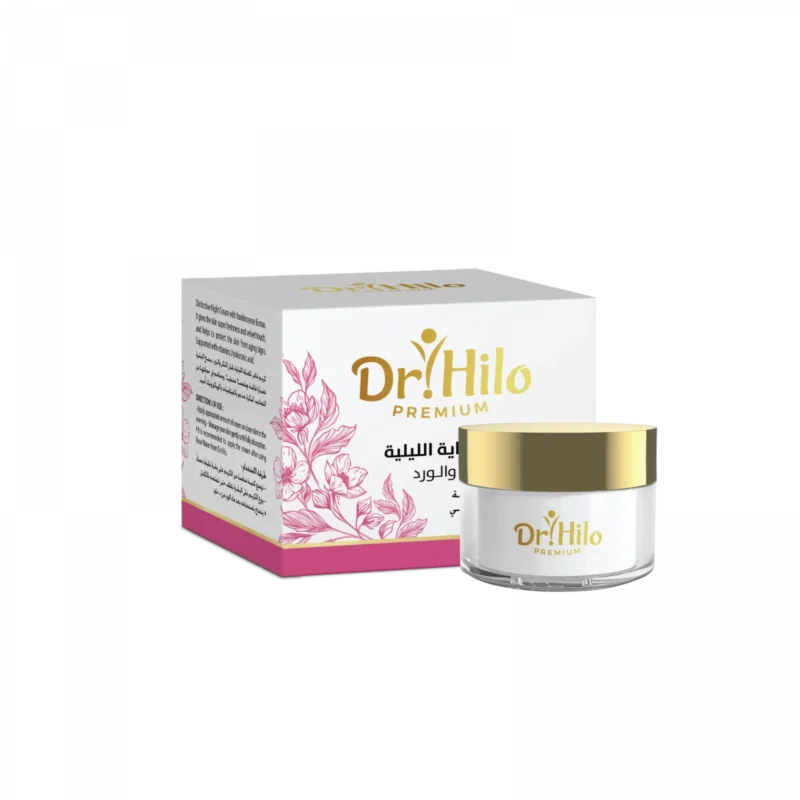 Dr. Hilo Night Cream with Frankincense and Rose Extract 30ml Skin Hydration