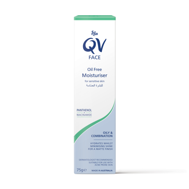 Qv Face Oil Free Moisturiser For Sensitive Skin 75g