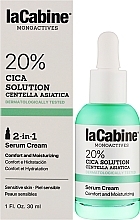 La Cabine Monoactives 20% CICA Solution Serum Cream