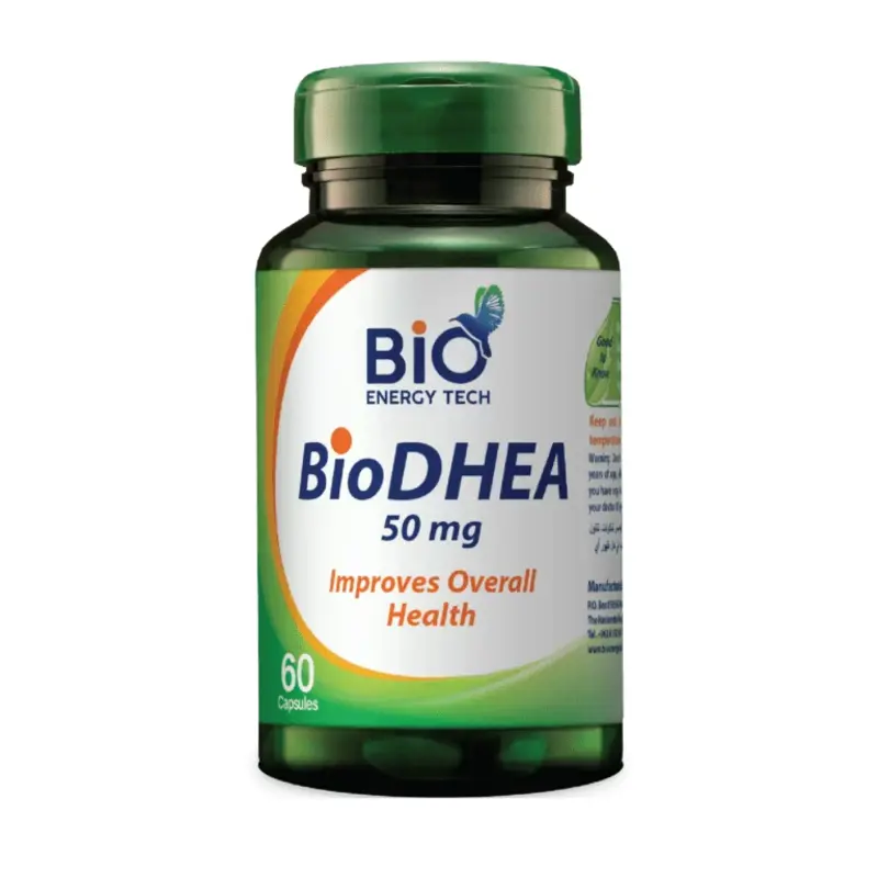 Bio-Energy Technology Bio-DHEA 50mg 60 Capsules