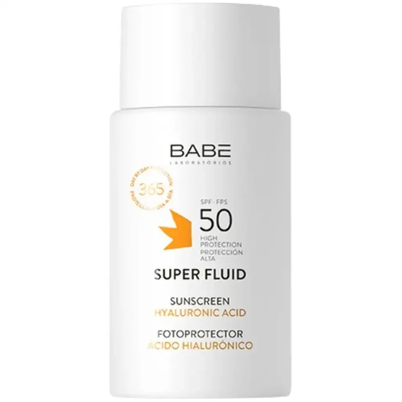 Babe Super Fluid Spf 50 Sunblock With Hyaluronic Acid 50ml