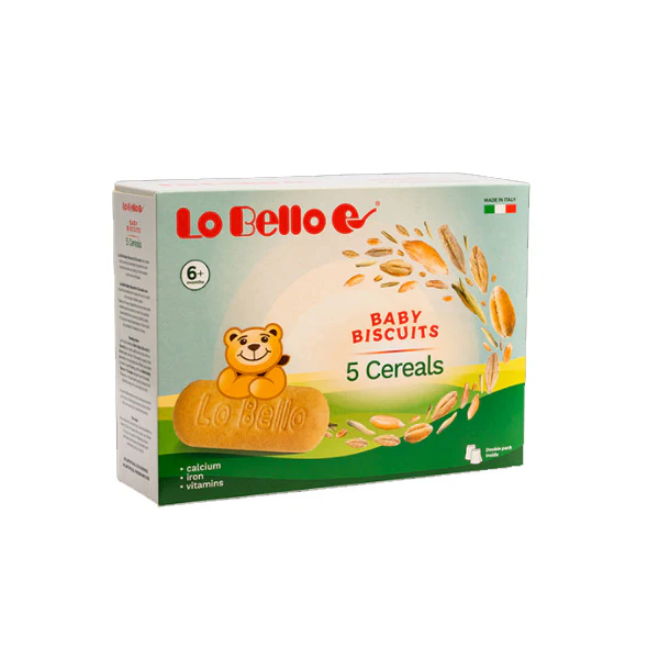 Lo Bello 6m+ Cereals Baby Biscuits 200g