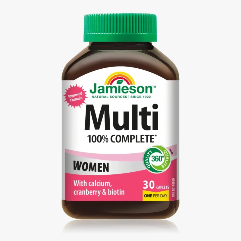 Jamieson Multi Complete 100% Vitamin for Women 30 Tablets
