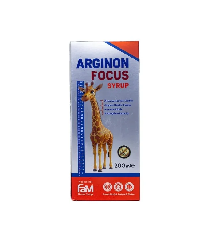 Arginon Focus Syrup 200ml Pharma Turkey