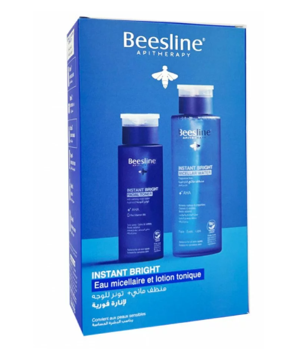 BEESLINE INSTANT BRIGHT GIFT SET: MICELLAR WATER + TONER