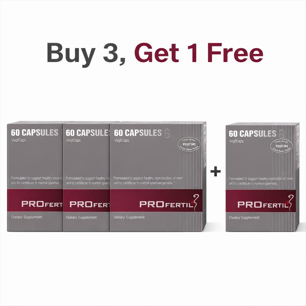 PROFERTIL® 60 Capsules – Male Fertility & Reproductive Support 3+1FREE