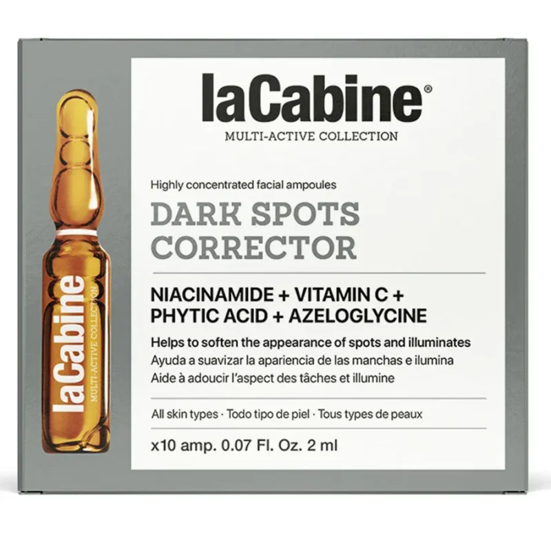 Lacapine Anti-Dark Spot Facial Ampoules 2ml for all skin types, pack of 10 ampoules