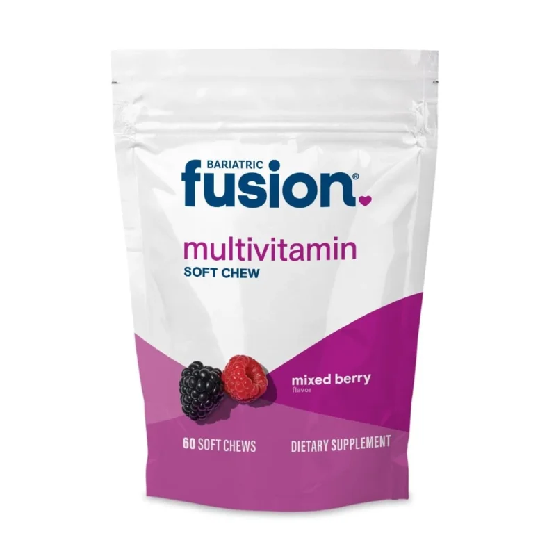 Share Bariatric Fusion Multivitamin Soft Chew Sugar-Free Mixed Berry 60 Ct