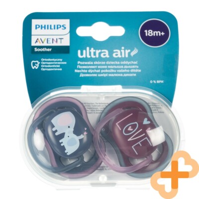 Avent ultra air Soother orthodontic (18+), Purple